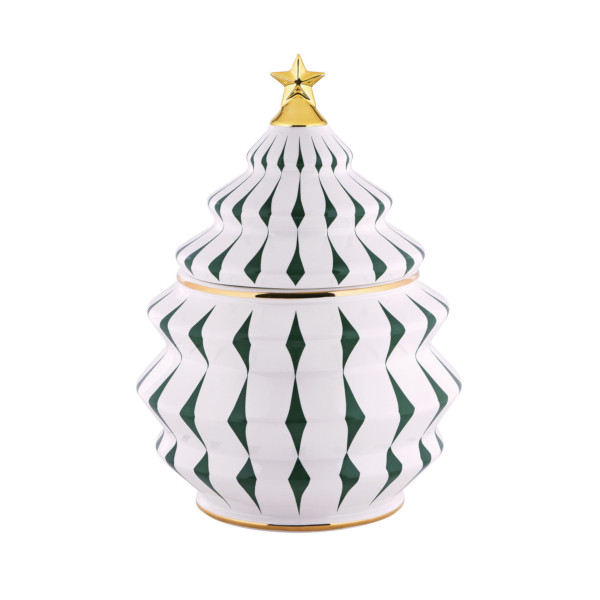 Alessi Keksdose Porzellan DELIGHT Grün