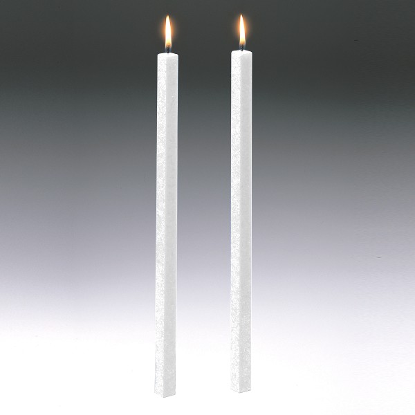 Amabiente Kerze CLASSIC weiß 19cm - 4er Set