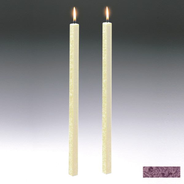 Amabiente Kerze CLASSIC Burgund 40cm - 2er Set