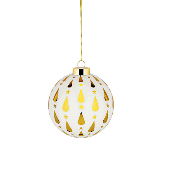 Alessi Weihnachtsbaumkugel DELIGHT gold