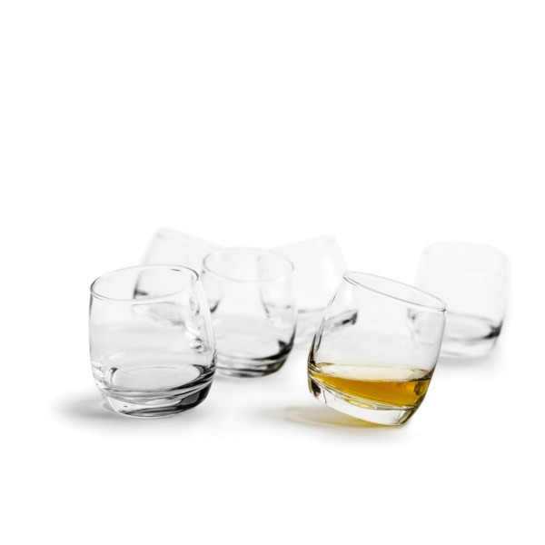 Sagaform Rocking Whisky Glas 6er-Set