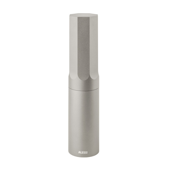 Alessi Universalmühle Aluminium Silbern