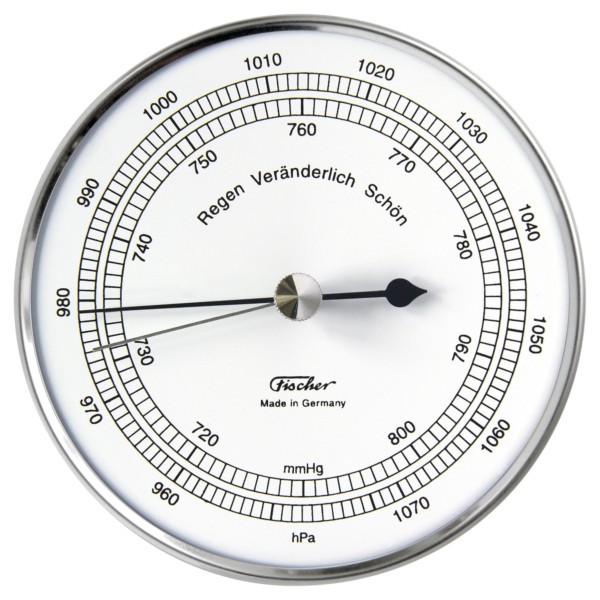 Fischer Barometer, Edelstahl